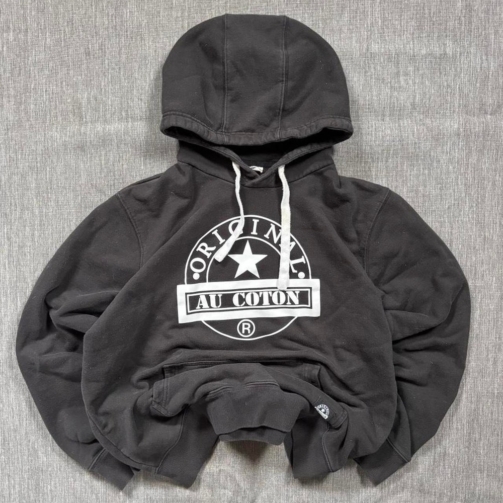 Black Original Au Coton Heavyweight Hoodie - L